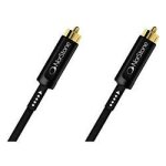 Norstone arran - cble de subwoofer - 0. 08 mm - rca mle pour rca mle - 3 m - noir