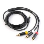 Nouveau 1. 8m audio video av rca video composite cable cordon pour xbox 360 e gamepad en stock!