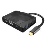 Nouveau - 8 en 1 usb hub type - c vers hdmi + usb3. 0 + usb2. 0x2 + sd / tf station d'accueil multifonction ...