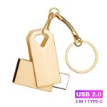 Nouveau type - c cl� usb en m�tal 64gb porte - cl�s gratuit cl� usb 32gb fat32 cl� m�moire 16gb 8gb 4g ...