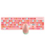 Nouveau clavier et souris de jeu sans fil, couleur bonbon, rouge à lèvres, adaptés aux ordinateurs portables ... Nouveau clavier et souris de jeu sans fil, couleur bonbon, rouge à lèvres, adaptés aux ordinateurs portables ...