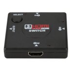 Nouveau commutateur 3 en 1 sortie 3 ports vidéo hdmi, sélecteur de commutateur, séparateur hub et télécommande ... Nouveau commutateur 3 en 1 sortie 3 ports vidéo hdmi, sélecteur de commutateur, séparateur hub et télécommande ...