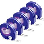 Nouvelhorizonstore - 12267 ruban compatible avec dymo ruban transparent 12mm x 4m, recharge etiquette ...