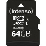 Nsiecd - 3423490 carte micro sdxc classe 10 64 go noir