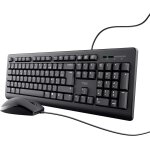 Nsiecd - taro pack clavier et souris filaires - clavier azerty fran�ais, r�sistant aux eclaboussures, ...