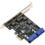 Nuek - carte contrôleur pci express pcie vers usb 3. 0 2 ports internes usb3 19 points 5g avec chipset ... Nuek - carte contrôleur pci express pcie vers usb 3. 0 2 ports internes usb3 19 points 5g avec chipset ...