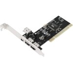 Nuek - carte contrôleur pci firewire 3 ports ieee 1394 pour pc de bureau Nuek - carte contrôleur pci firewire 3 ports ieee 1394 pour pc de bureau