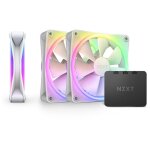 Nzxt f120 rgb duo triple pack boitier pc ventilateur 12 cm blanc 3 pice(s)