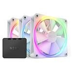 Nzxt f120 rgb triple wh 120x120x26 rf - r12tf - w1