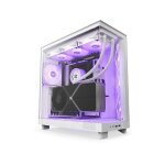 Nzxt nzxt h6 air flow h6 flow rgb - bo�tier moyen tour - blanc - rgb - verre tremp�