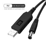 Olaf - cble d'alimentation usb vers dc, 5v  12v, convertisseur boost, 8 cave, usb vers dc jack, cble ...