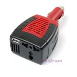 Onduleur 12v dc vers 220v ac 75w pour voiture, adaptateur usb 5v Onduleur 12v dc vers 220v ac 75w pour voiture, adaptateur usb 5v