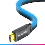 Oniverse c�ble hdmi led 8k 2m - bleu (multiplateforme)
