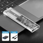 Ore - boîtier ssd m. 2 ngff sata type c 3. 1, adaptateur ssd externe transparent, boîtier de disque ssd ... Ore - boîtier ssd m. 2 ngff sata type c 3. 1, adaptateur ssd externe transparent, boîtier de disque ssd ...