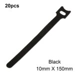 Organisateur de cbles, 20 pices, cordon de fixation, gestion des fils de cravate pour couteurs souris, ...