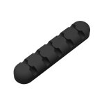 Organisateur de c�bles en silicone cbs5, enrouleur de c�bles usb, bureau, clips de gestion, support de ...