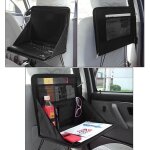 Organiseur de dossier de si�ge de voiture pliable - support de rangement pour dvd et ordinateur portable ...
