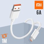 Original - c�ble de chargeur 1m turbo fast charge 6a usb - a vers type - c - origine - pour xiaomi mi ...
