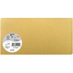 Oupp - 11590c - paquet de 25 cartes simples - format dl 10, 6x21, 3cm - 210g / m - coloris or - cartons ...