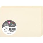 Oupp - 2327c - paquet de 25 cartes doubles - format c6 11x15, 5cm - 210g / m - coloris ivoire - cartons ...