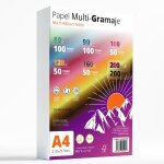 Oupp - feuilles a4, papier multi - gramaje pour imprimante, ecriture, dessin ou bricolage, feuilles blanches, ...