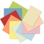 Oupp - papier imprimante multiusage a4 coloré premium, 250 feuilles en 10 couleurs Oupp - papier imprimante multiusage a4 coloré premium, 250 feuilles en 10 couleurs