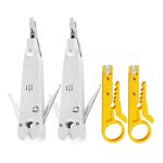 Outil professionnel de poin�onnage, idc rj45 rj11 cat5e cat6, prise de c�ble de t�l�phone de r�seau de ...