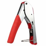 Outil de sertissage de c�bles coaxiaux � compression multiple, connecteurs rg6 rg59, d�nudeur de c�bles ...