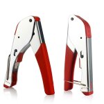 Outil de sertissage pour connecteur de c�ble coaxial rg6 rg59 f bnc rca, outil de compression pour c�ble ...