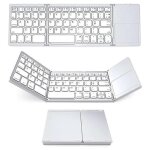 Outmix ¿ mini clavier bluetooth pliable sans fil, pour ios, android, windows, ipad, tablette - blanc Outmix ¿ mini clavier bluetooth pliable sans fil, pour ios, android, windows, ipad, tablette - blanc