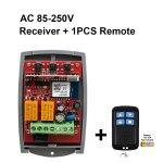 Ouvre - porte de garage intelligent universel tuya wifi, 433mhz, 2 canaux 220v, tlcommande sans fil, ...