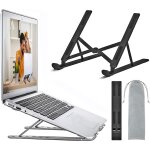 P support ordinateur portable, support pc portable ventil� en aluminium r�glable, refroidisseur ergonomique ...