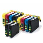 Pack 10 cartouches d'encre compatible epson t1285 v10.