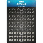 Pack de 100 assortiment pile bouton - 20x ag1 lr621 / 30x ag3 lr41 / 20x ag4 lr66 / 20x ag10 lr1130 / ...