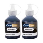 Pack 2 recharge encre bt5000 bt6000 btd60 compatible pour brother noir haute capacit� 100 ml