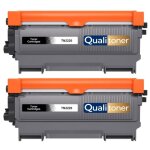 Pack 2 tn2220 tn2210 tn2010 tn450 toners compatibles pour brother hl2240 mfc7360 noir avec puce rendement ...