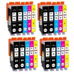Pack 20 cartouches encre 364xl 364 xl compatible pour hp noir noir photo cyan magenta jaune haute capacit� ...