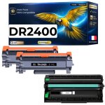 Pack 3 tn - 2420xl tn 2420xl + dr - 2400 dr 2400 compatible pour brother noirs haute capacit� avec puce ...