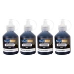 Pack 4 recharge encre bt5000 bt6000 btd60 compatible pour brother noir haute capacit� 100 ml