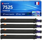 Pack de 4 tambours compatible pour imprimantes xerox 013r00662 noir et couleurs 125000 pages