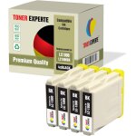 Pack 4 xl compatibles lc1000bk lc970bk cartouches d'encre pour brother dcp - 130c 135c 150c 260c 330c ...