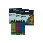 Pack de 6 hibrox cartouches jet d'encre compatible 2x t1282 cyan 2x t1283 magenta 2x t1284 jaune pour ...