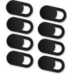 Pack de 8 cache webcam, webcam cover autocollant coulissant couverture de camra frontale ultrafin pour ...