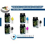 Pack de cinq cartouches d'encre 2 noir pgi - 550bk cyan cli - 551c magenta cli - 551m jaune cli - 551y ...