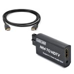 Pack convertisseur n64 / snes / gamecube vers hdmi 1080p c�ble hdmi 1 m ¿ adaptateur r�tro compatible ...