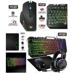Pack gamer 4 en 1 spirit of gamer rgb pro - mkh5 casque + souris + clavier + tapis souris