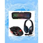 Pack de p�riph�riques gaming - spirit of gamer - pro - mk5 - casque + souris + clavier - anti - ghosting ...