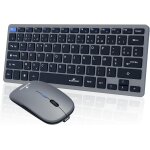 - pack mini v2 clavier souris sans fil rechargeable - clavier sans fil azerty, format compact & souris ...
