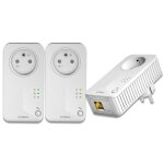 Pack triple incluant 3 adaptateurs cpl 600 mbit - s