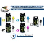 Pack de vingt cartouche d'encre 4 magenta cli - 526m 437 pages 4 jaune cli - 526y 450 pages 4 cyan cli ...